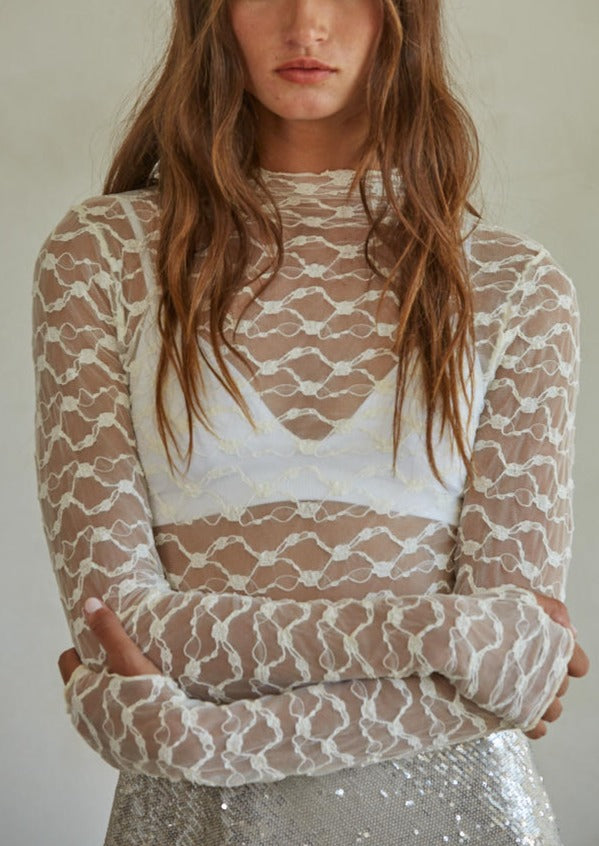 Favorite Mesh Top | Opal