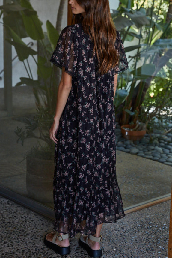 Midnight Margaritas Midi Dress