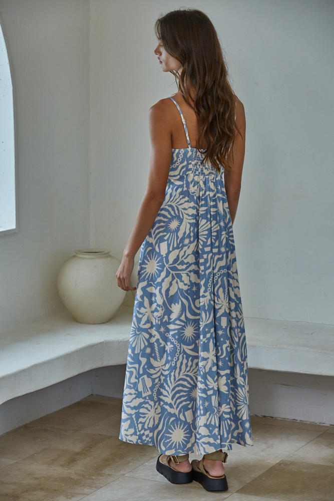 Solstice Charm Midi Dress