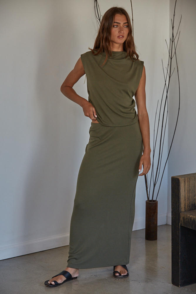 Midnight Rider Skirt | Olive