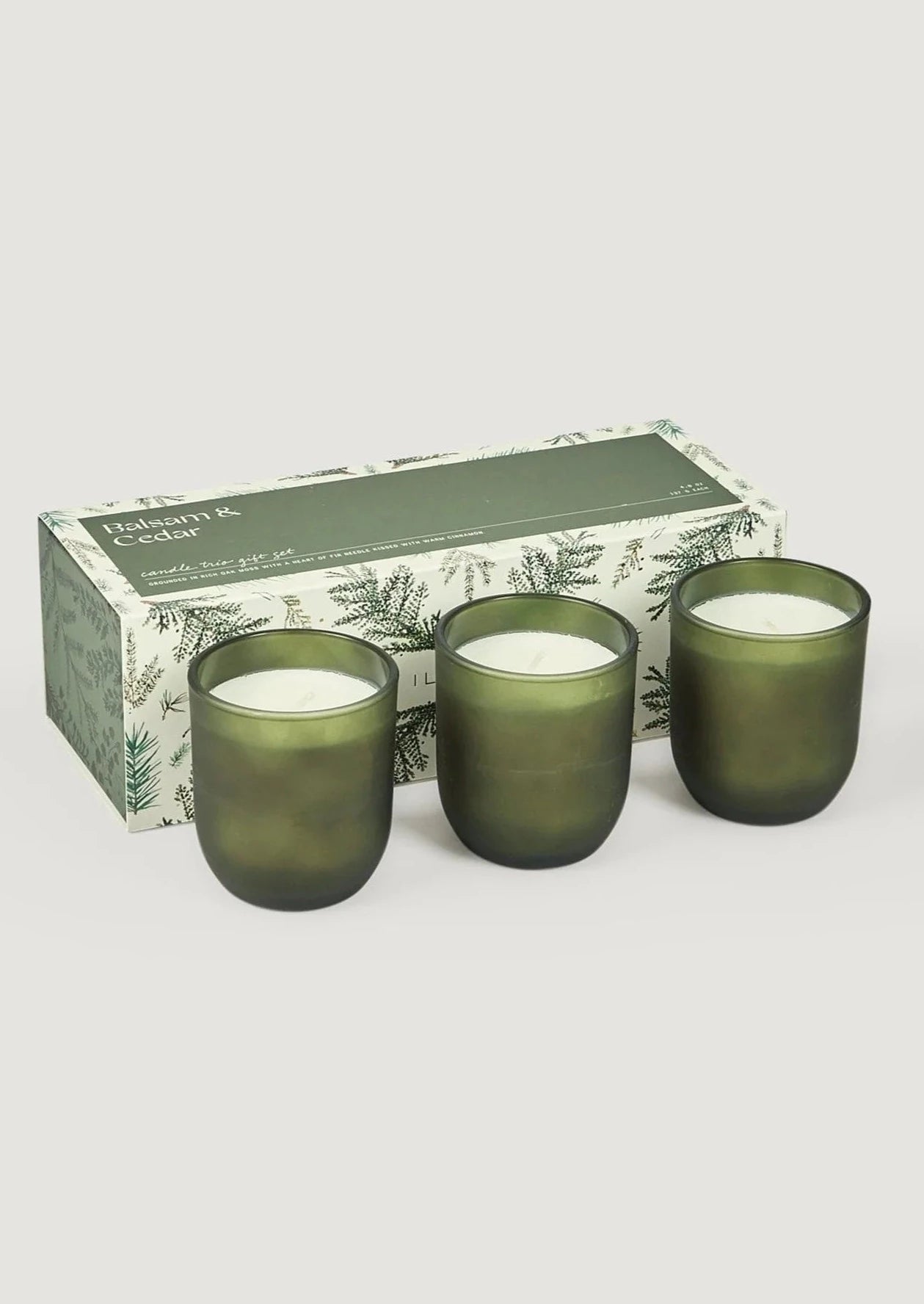 Balsam & Cedar Candles | Set of 3