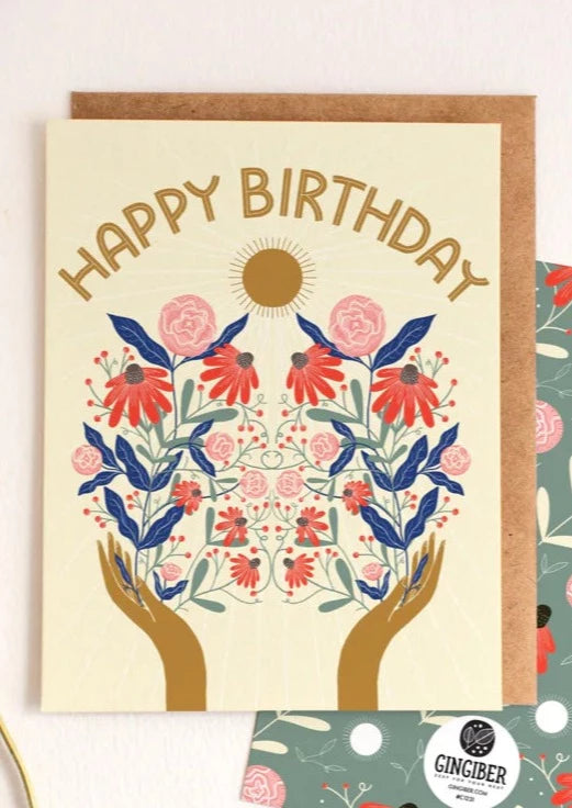 Birthday Flowers Card