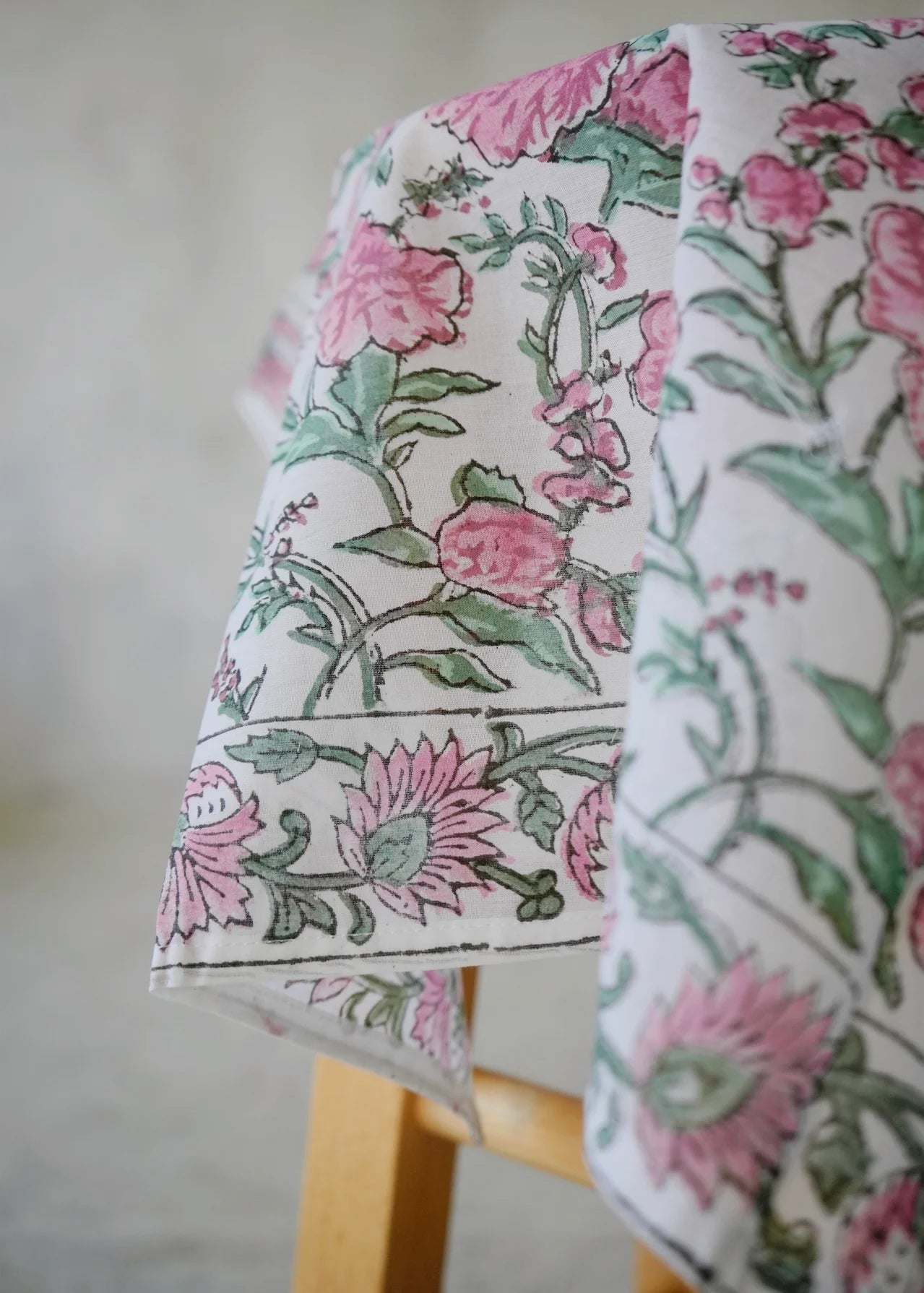 Kalamkari Cotton Bandana | Tea Party