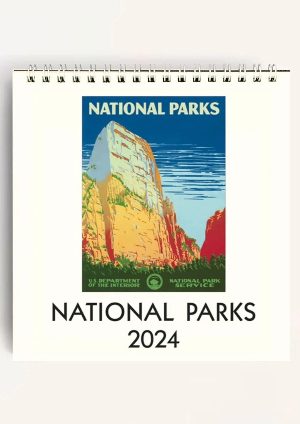 National Parks Desk Calendar 2024