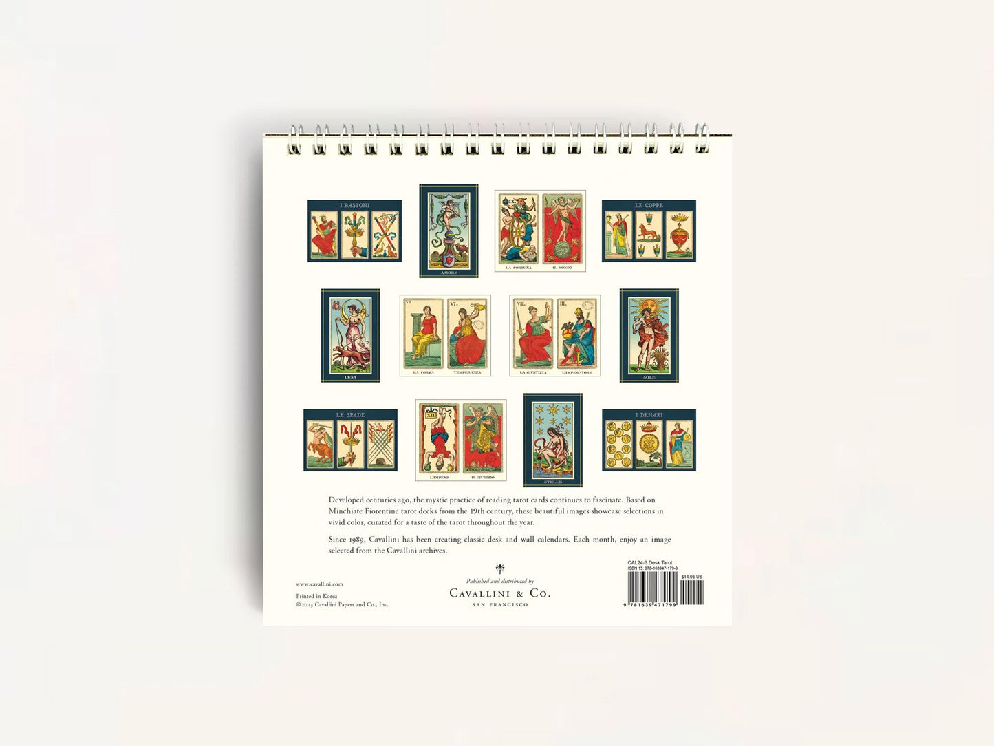 Tarot Desk Calendar 2024