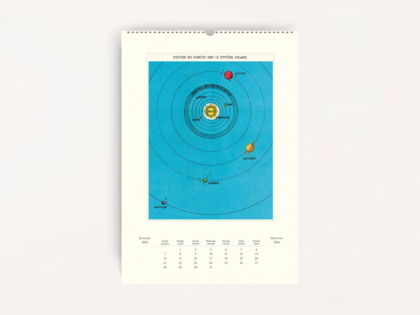 Astronomy Wall Calendar 2024
