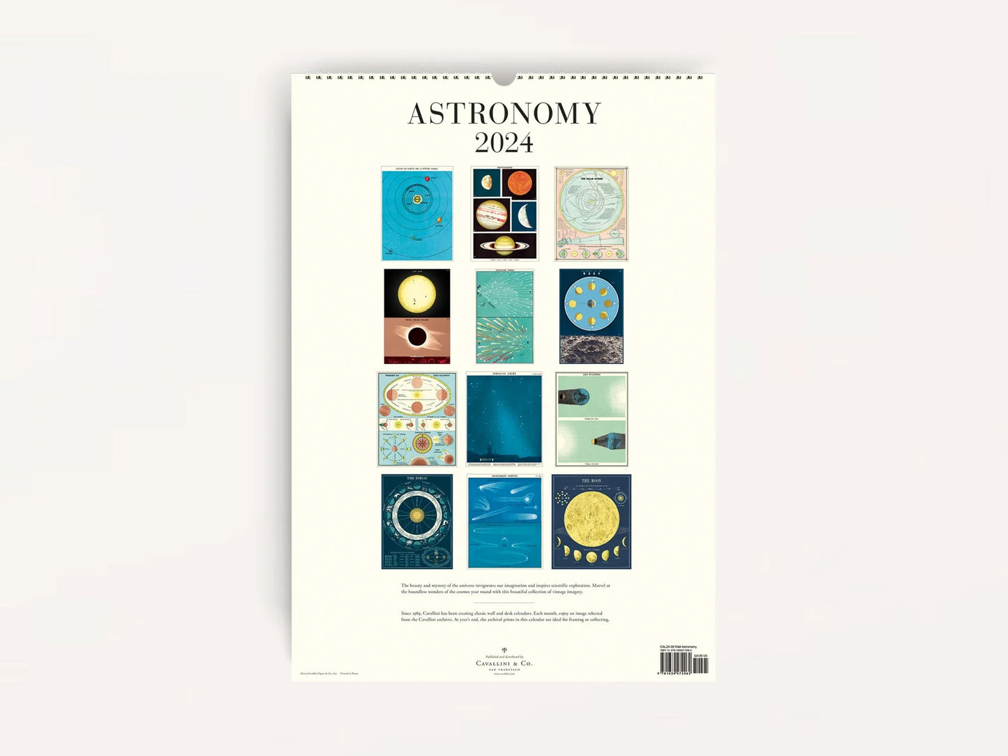 Astronomy Wall Calendar 2024
