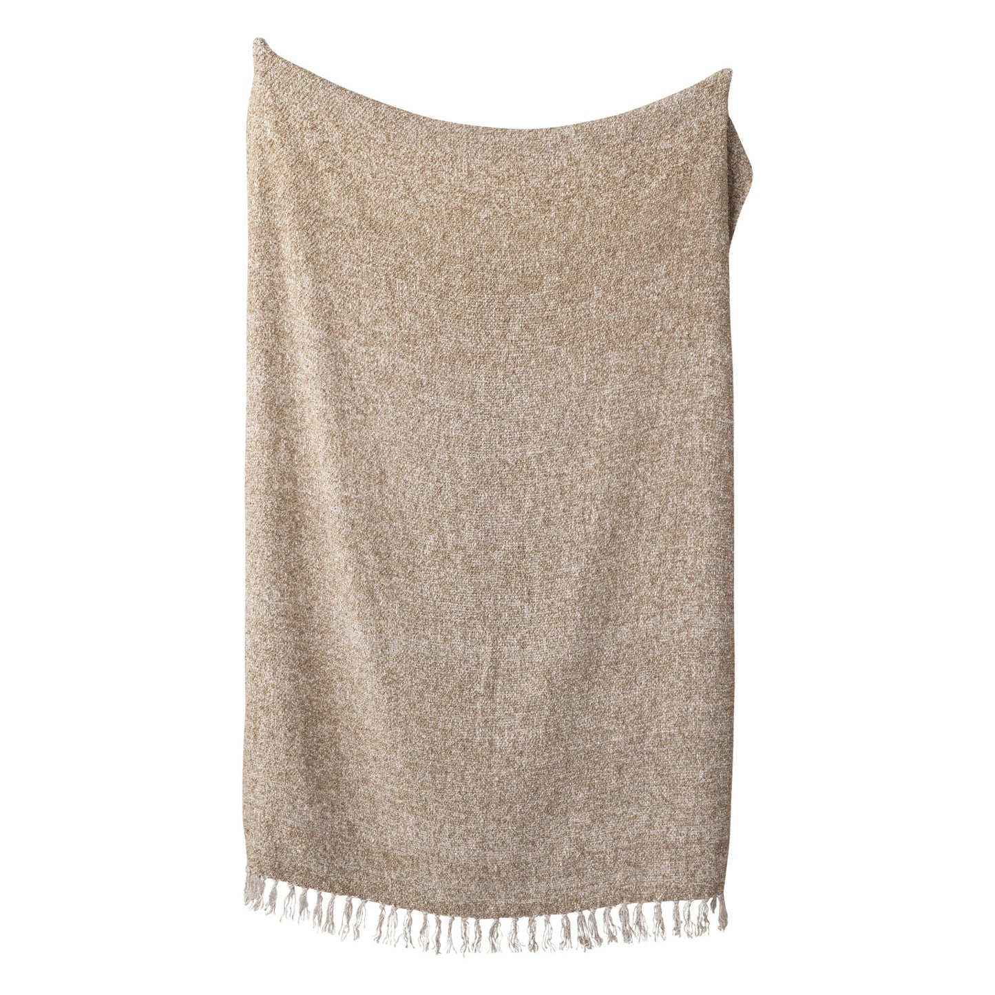 Woven Fringe Throw | Natural