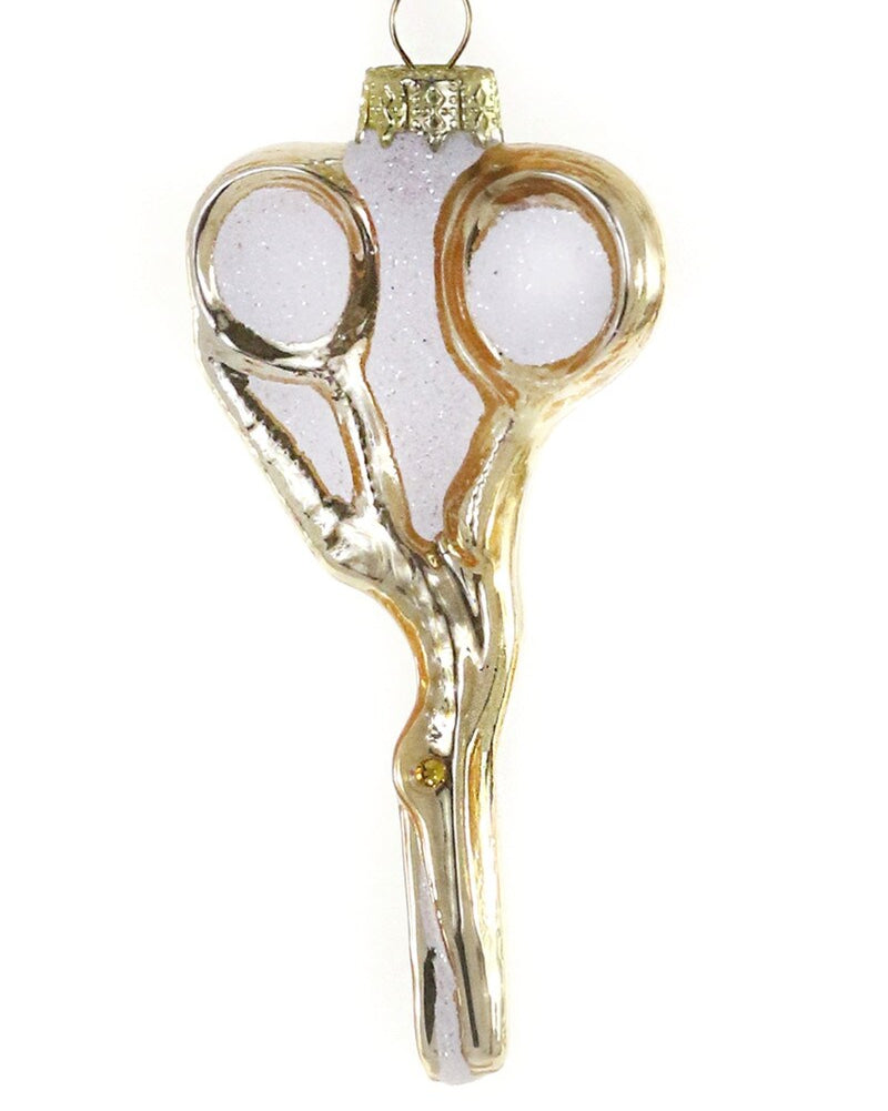 Crane Sewing Scissors Ornament