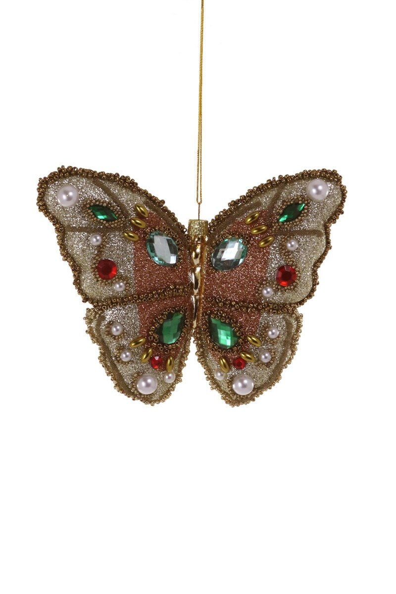 Jeweled Butterfly Ornament
