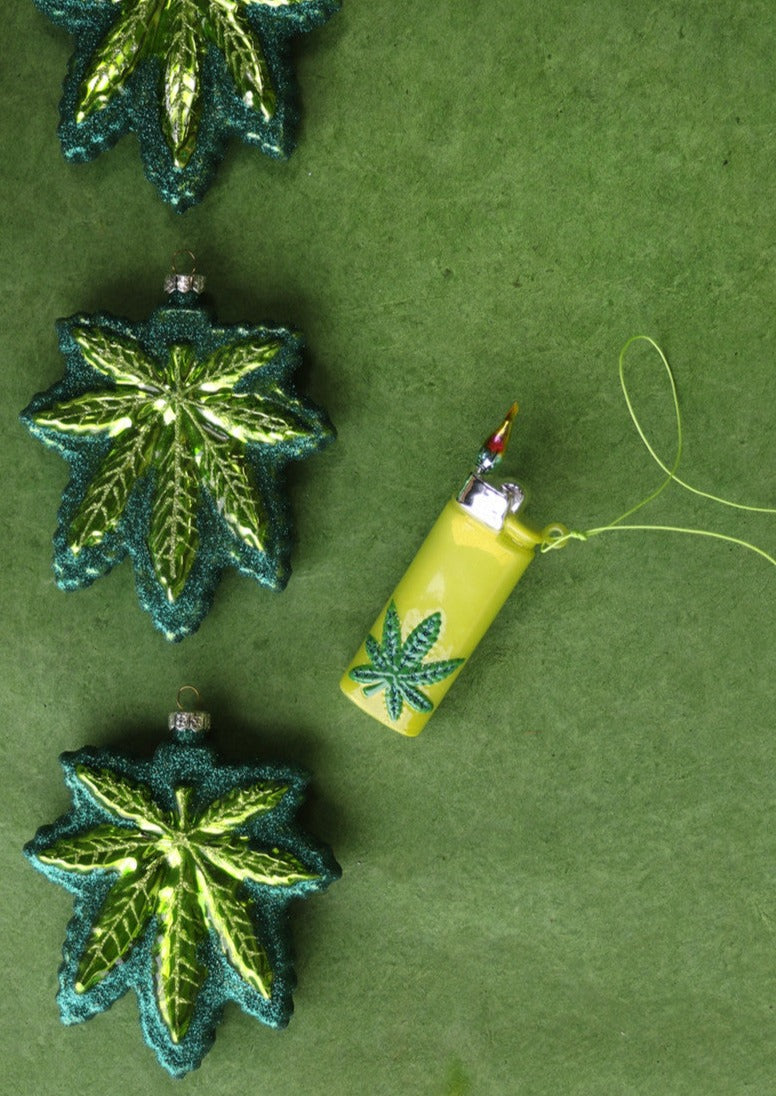 Cannabis Leaf Ornament