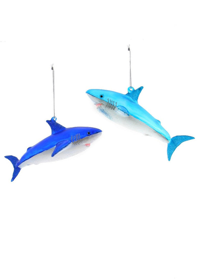 Shimmering Shark Ornament