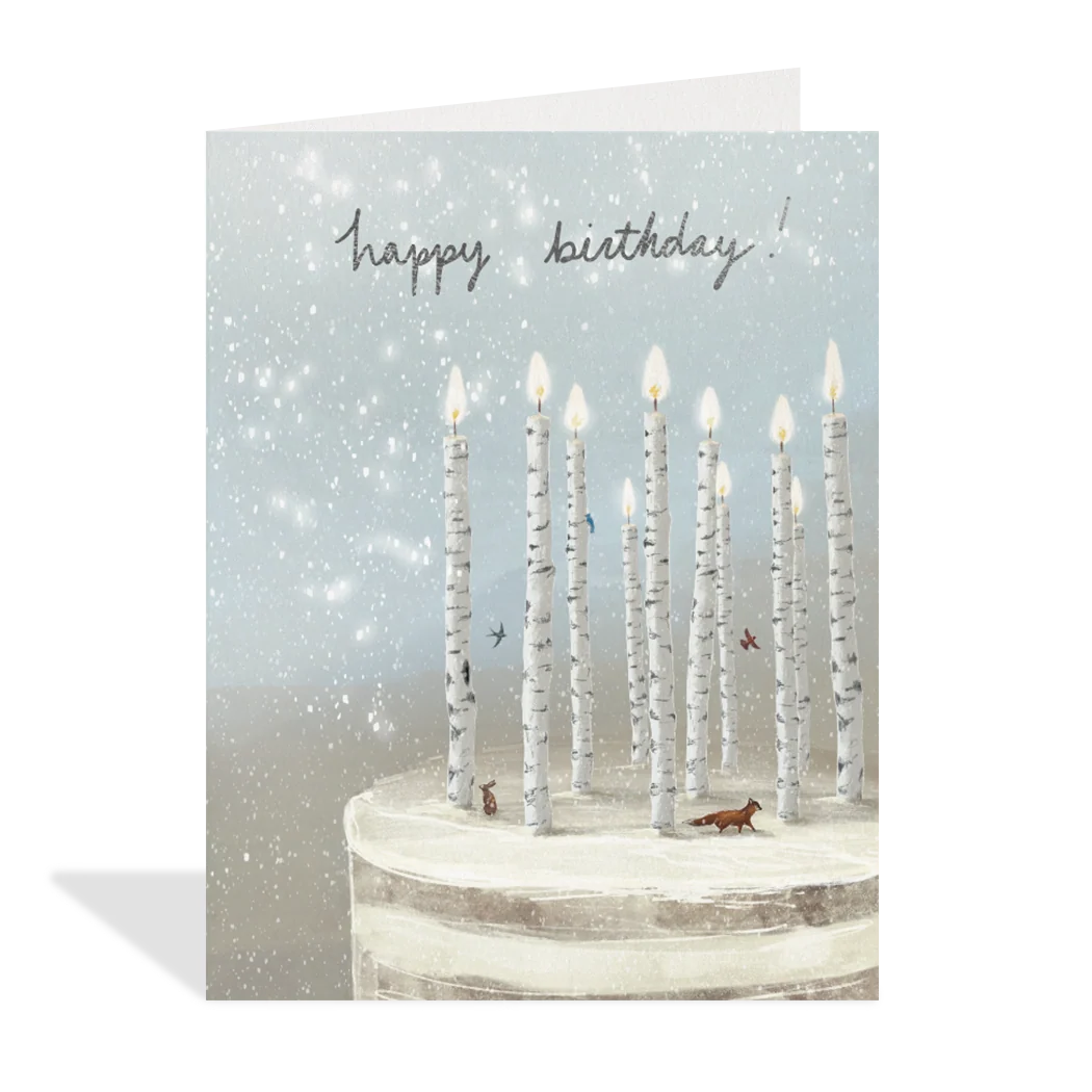 Winter Birthday Card