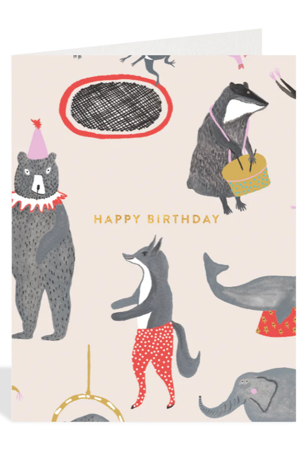 Circus Birthday Card