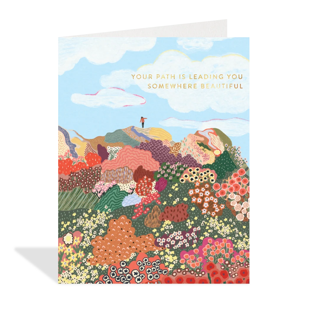 Somewhere Beautiful Congrats Card