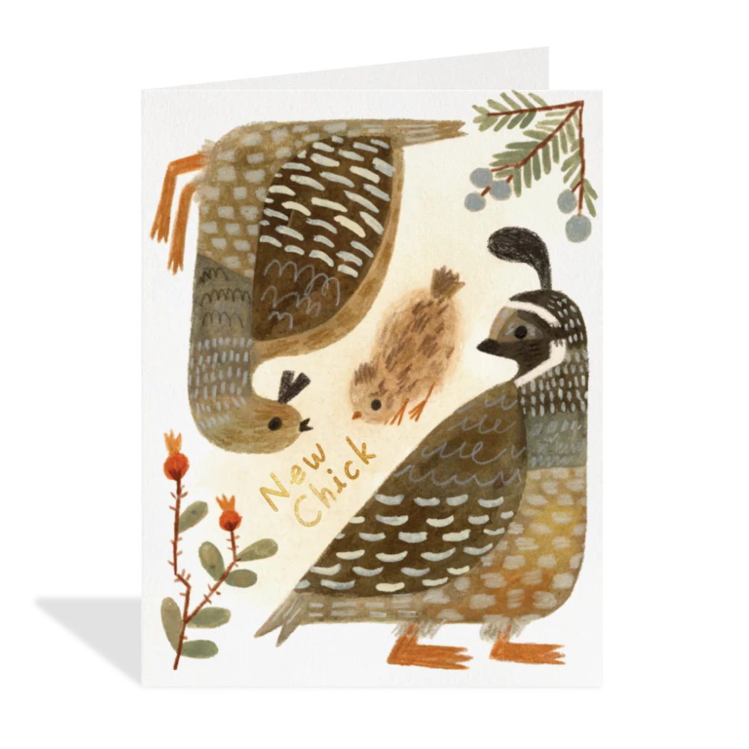 New Chick Baby Card