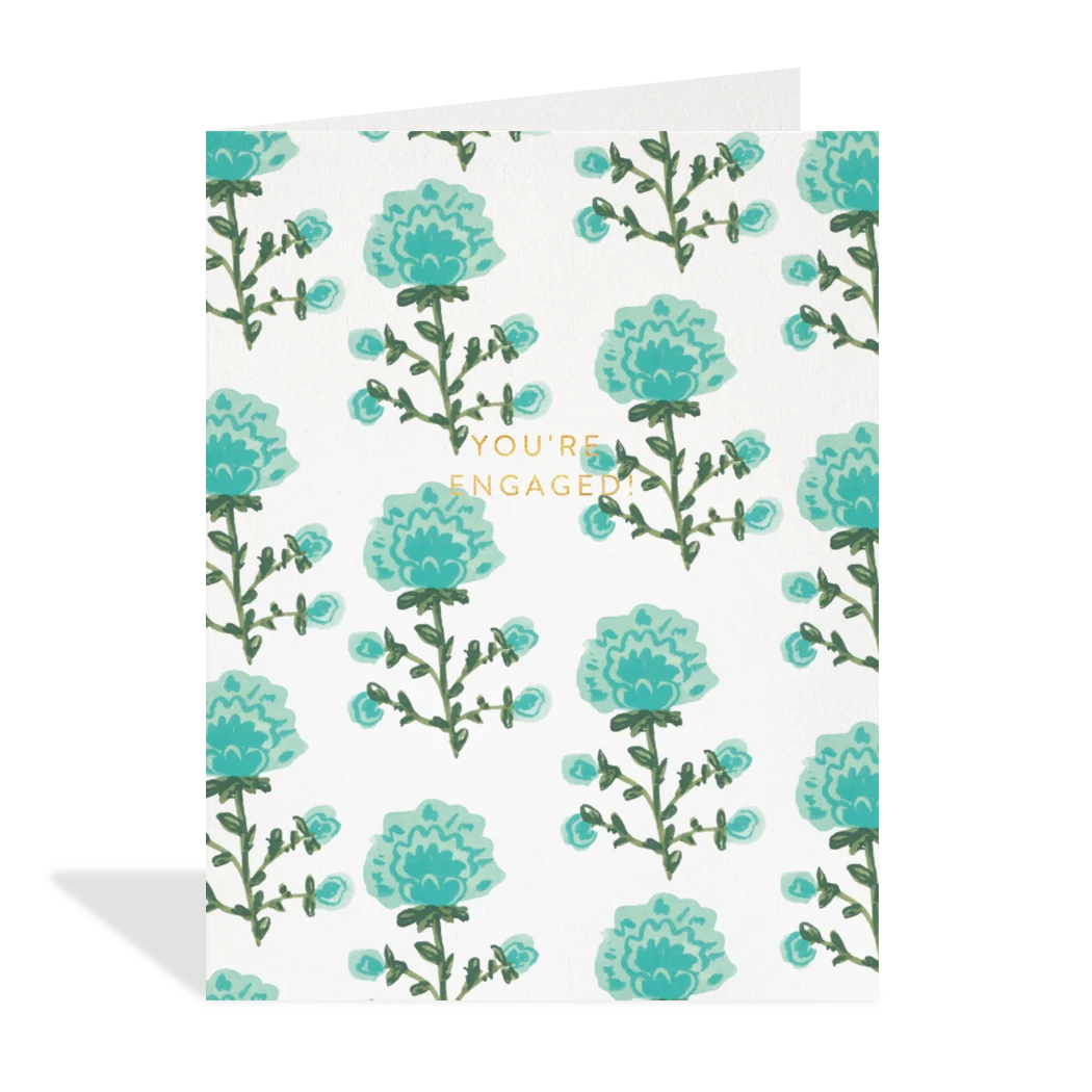 Engaged Flora Card