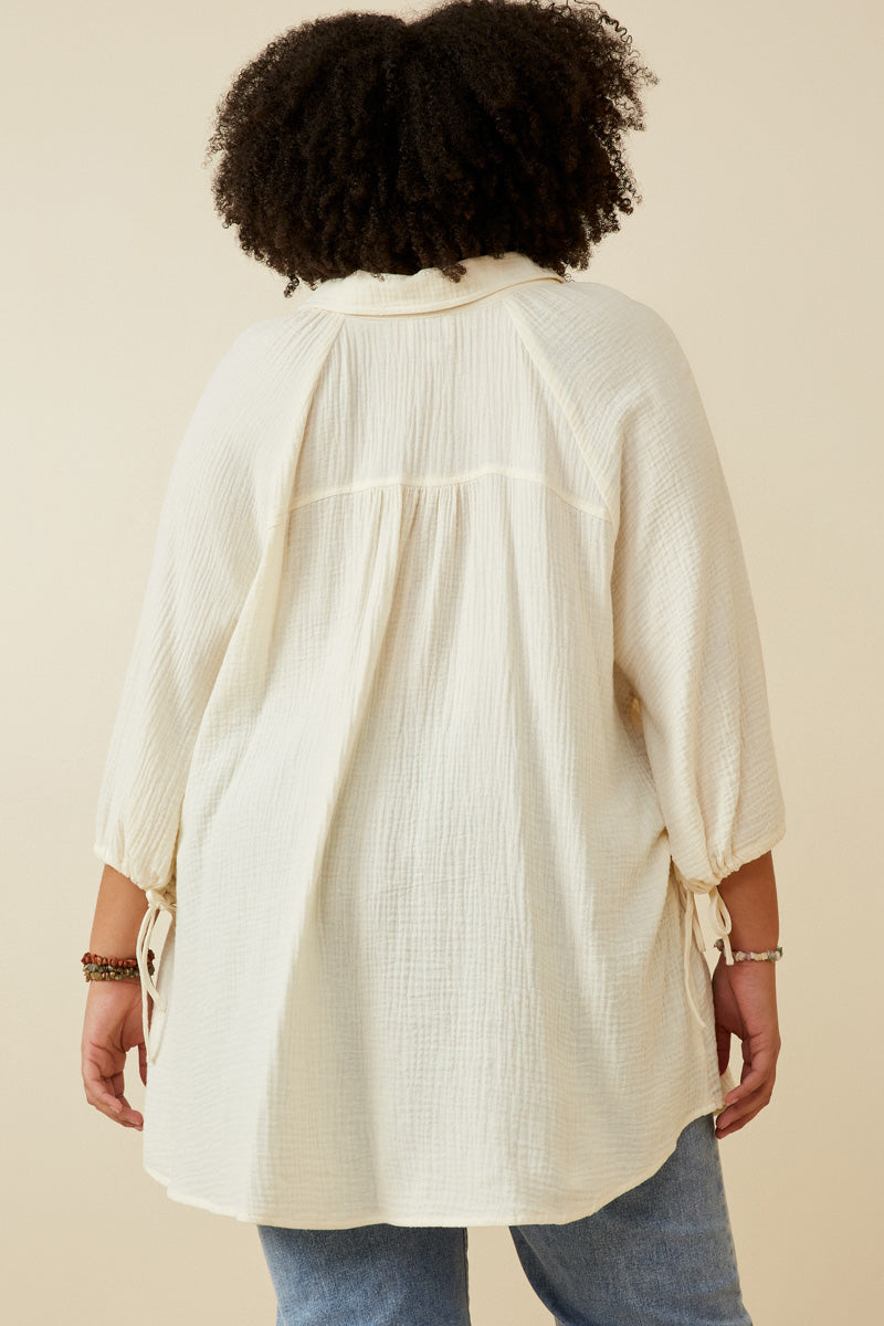 Sea Glass Textured Top | Extended