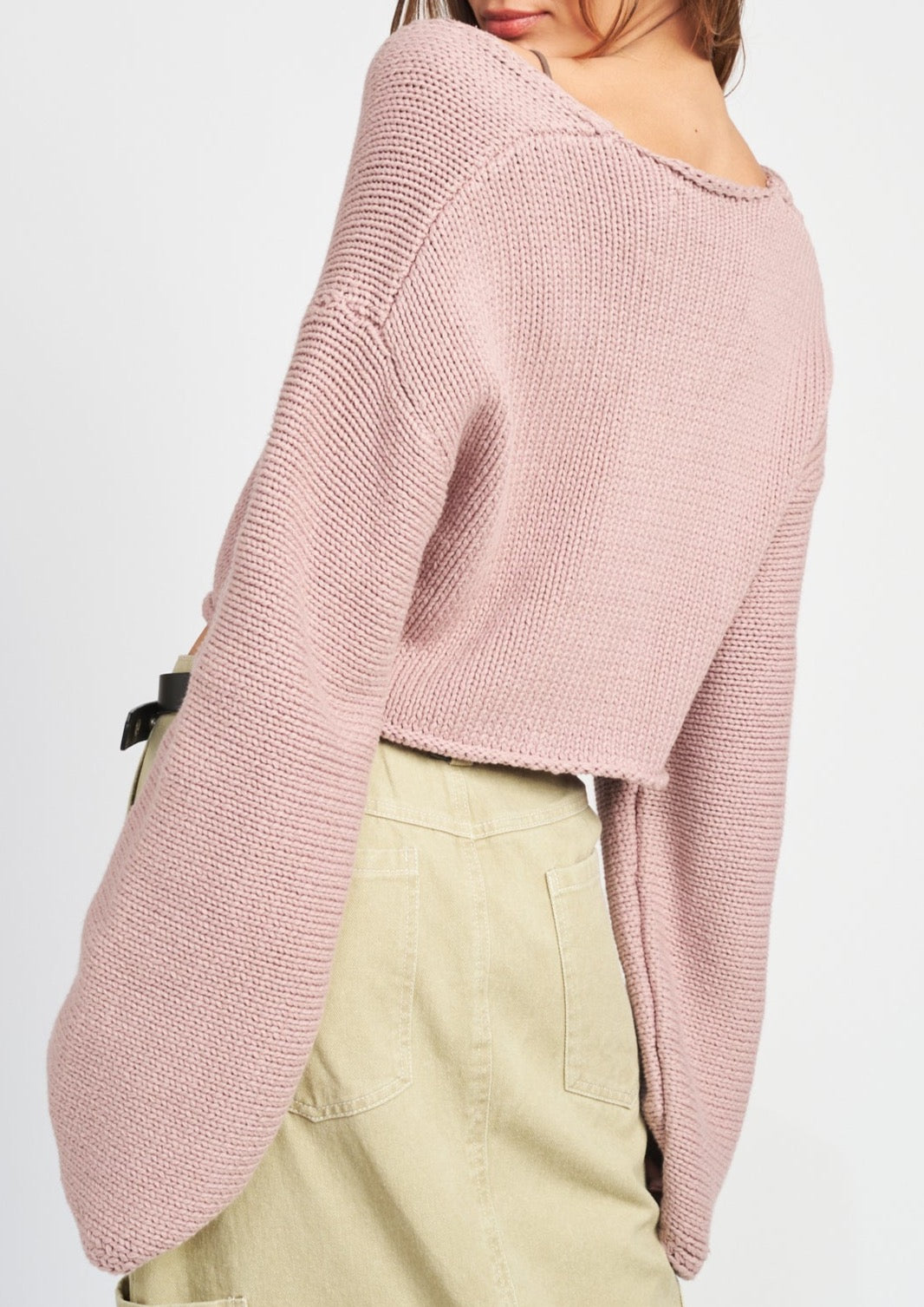 Meet You There Sweater | Dusty Mauve