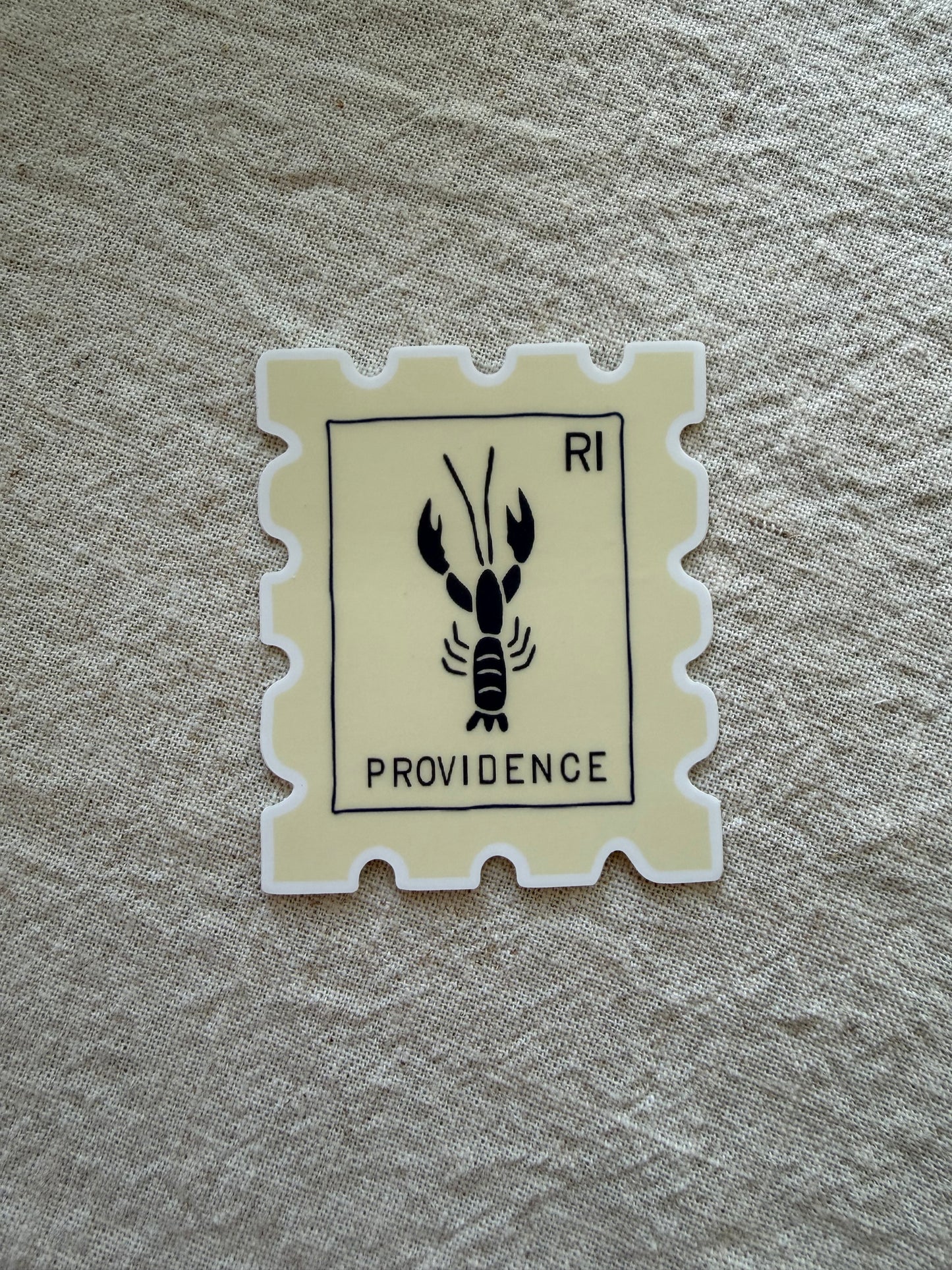 Providence Lobster Stamp Sticker