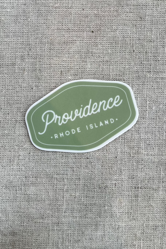 Providence Script Sticker