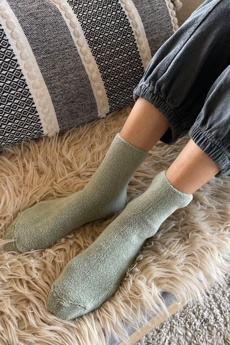 Cloud Socks | Matcha