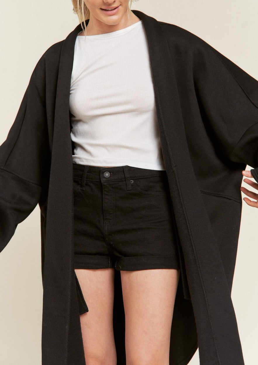 Wrap Me Up Cardigan | Black