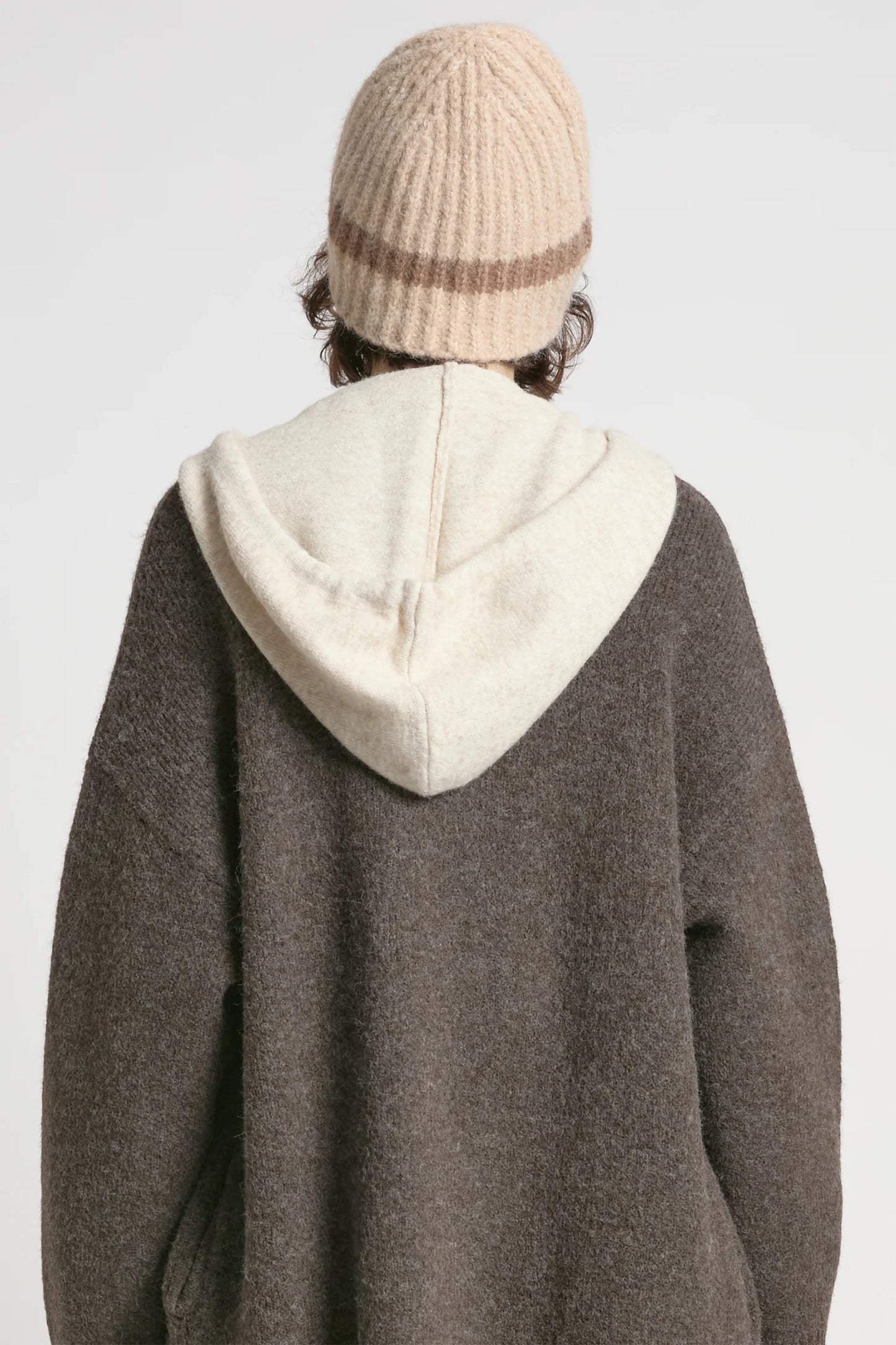 FIsherman Knit Bucket Hat | Beige