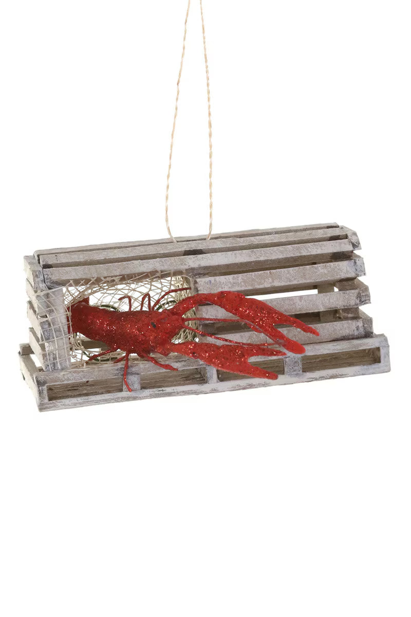 Lobster in Trap Ornament