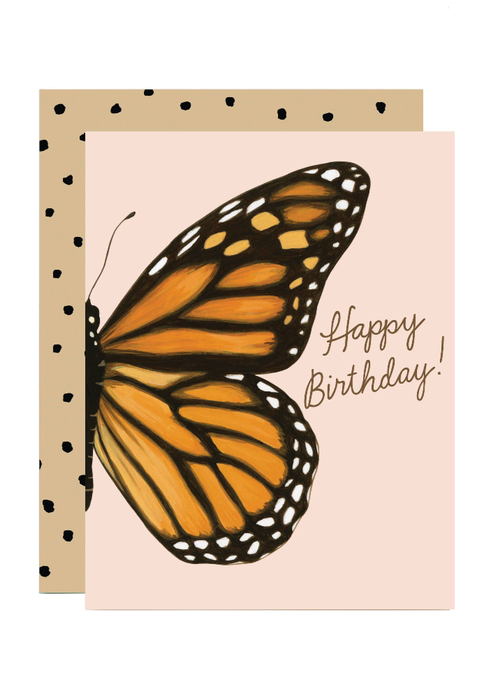 Monarch Birthday Card