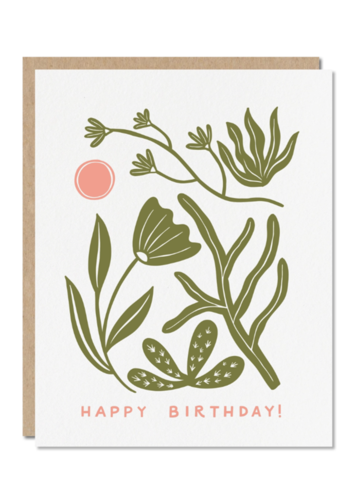 Abstract Desert Birthday