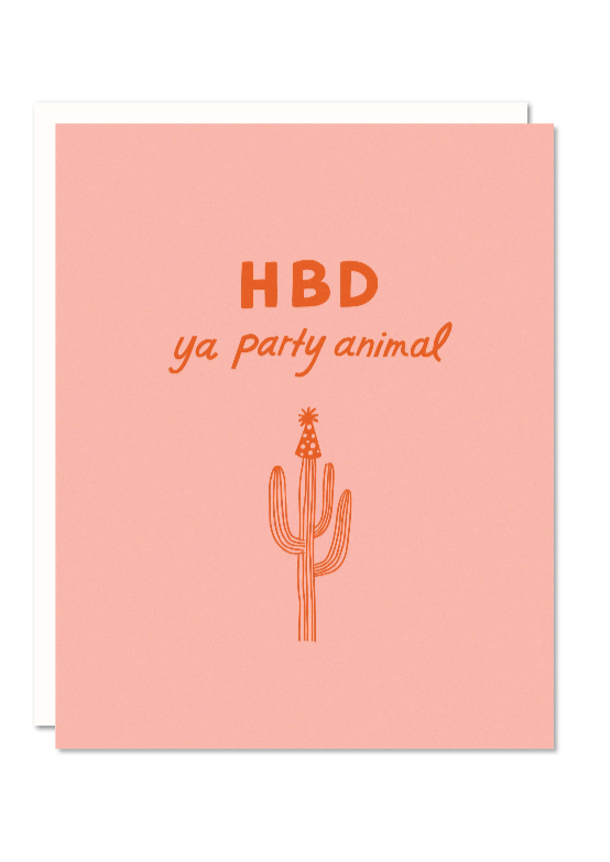 HBD Party Animal Card