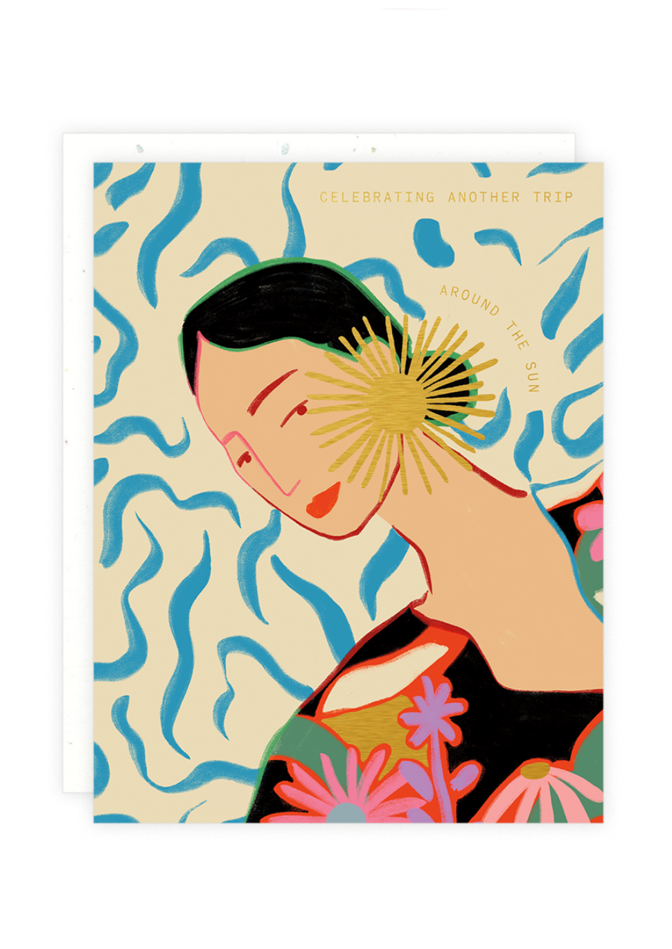 Around the Sun Birthday Card