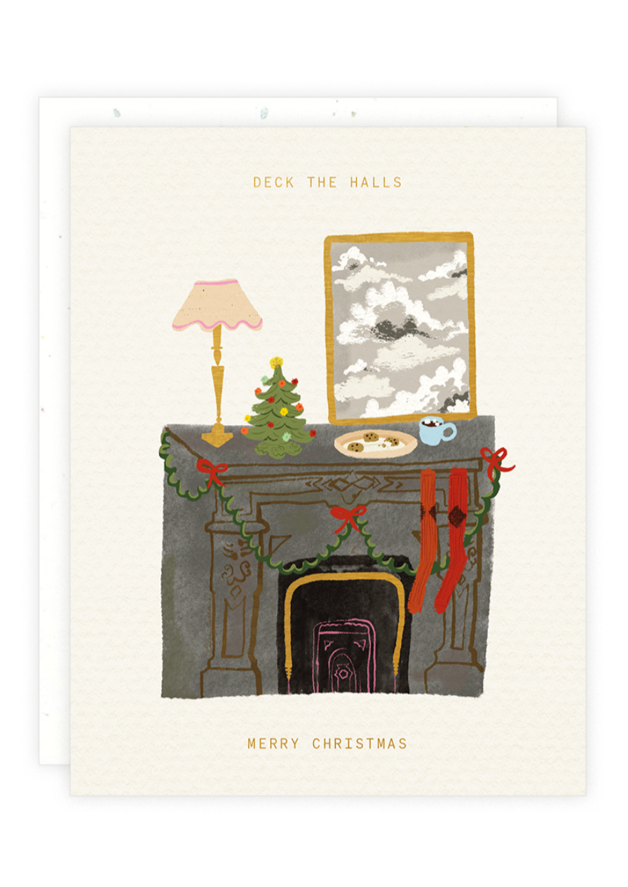 Deck the Halls Card