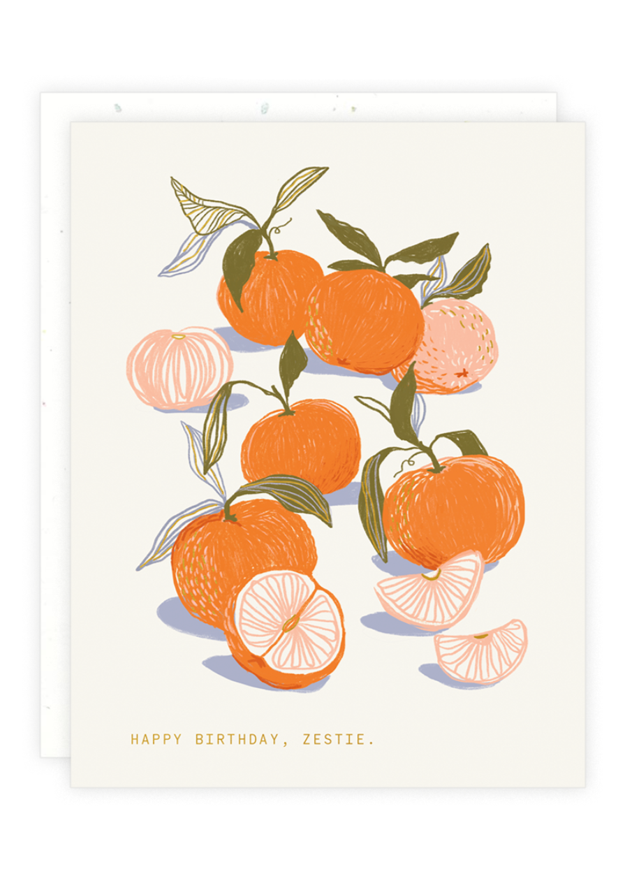 Happy Birthday Zestie Card