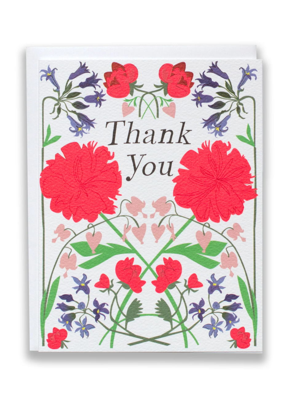 Double Vision Floral Thank You Note Card