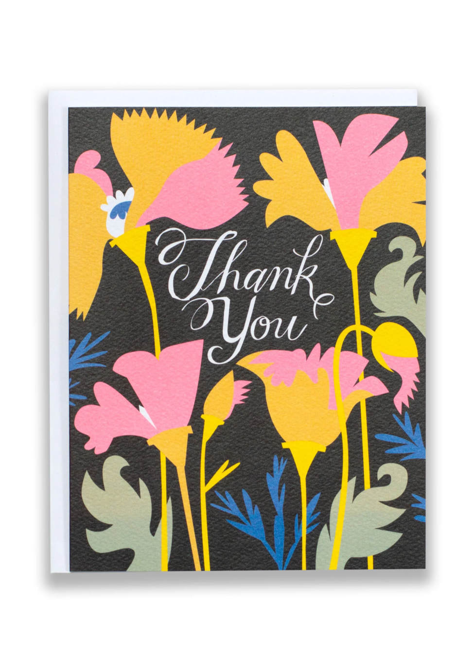 Wild California Poppies Thank You Card