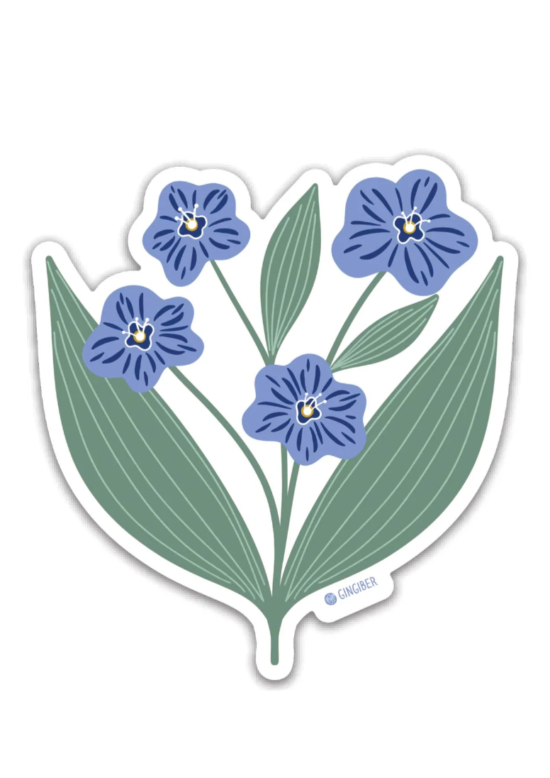 Forget-Me-Not Sticker