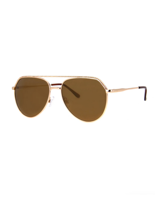 The Chain Sunnies | Brown