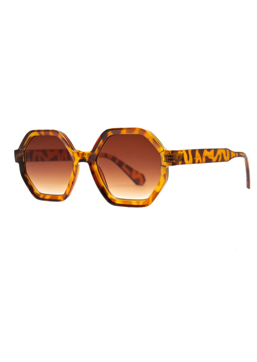 Romanov Sunnies | Brown Stripe