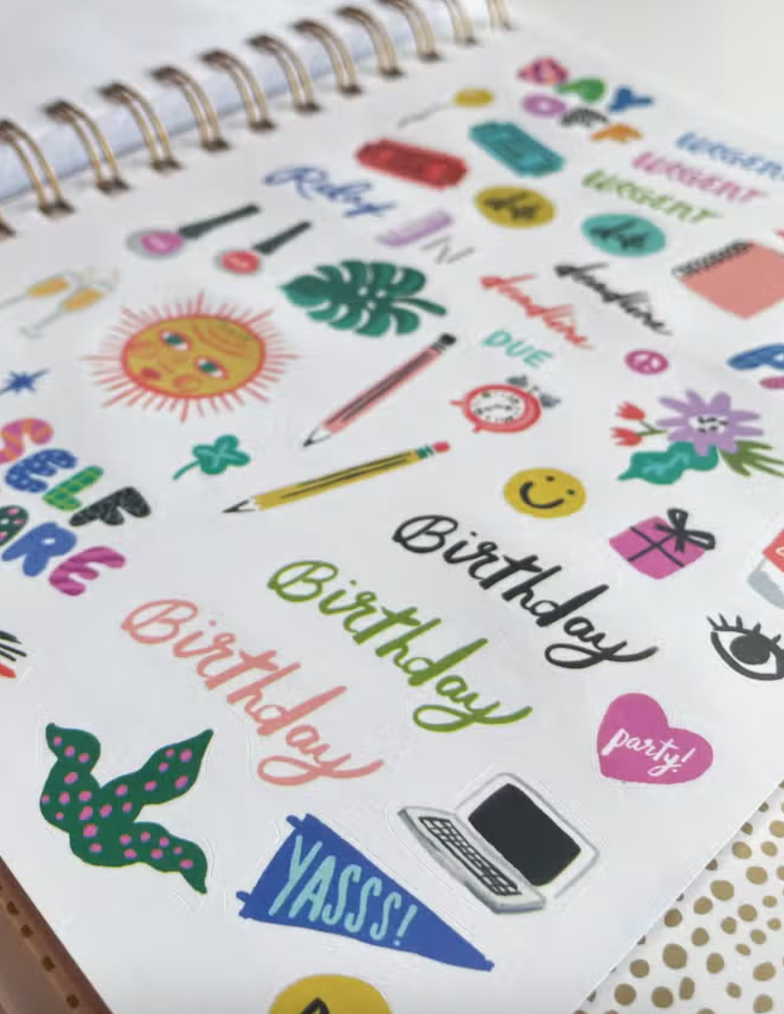 Checkered 2024 Hidden Spiral Planner