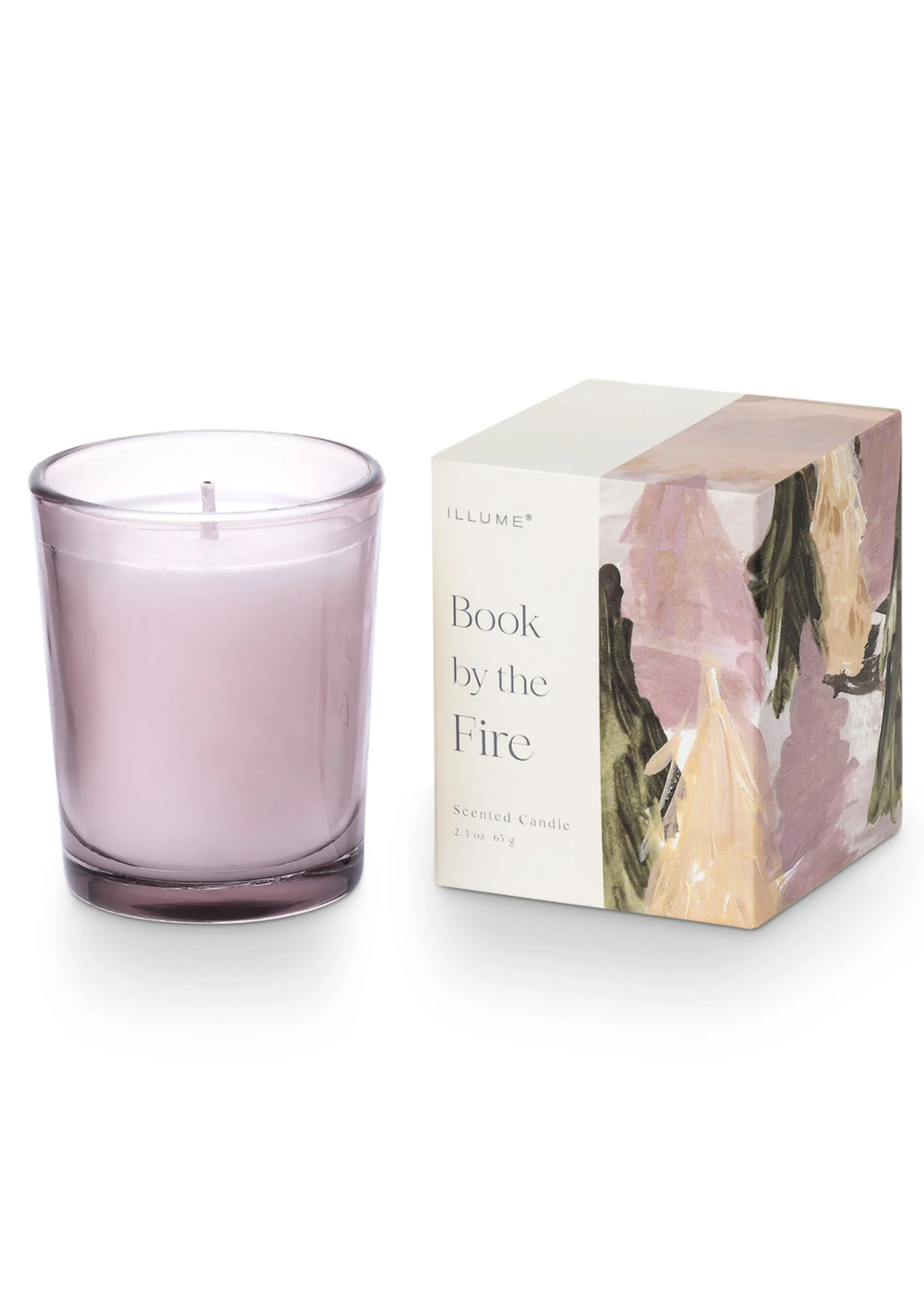 Book by the Fire Boxed Votive Candle