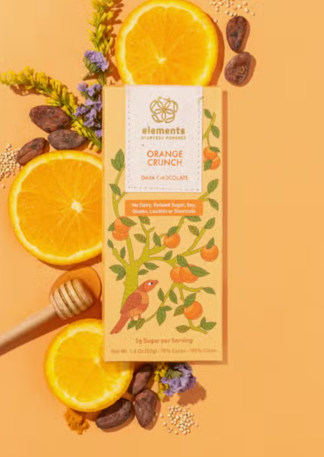 Orange Crunch Chocolate Bar