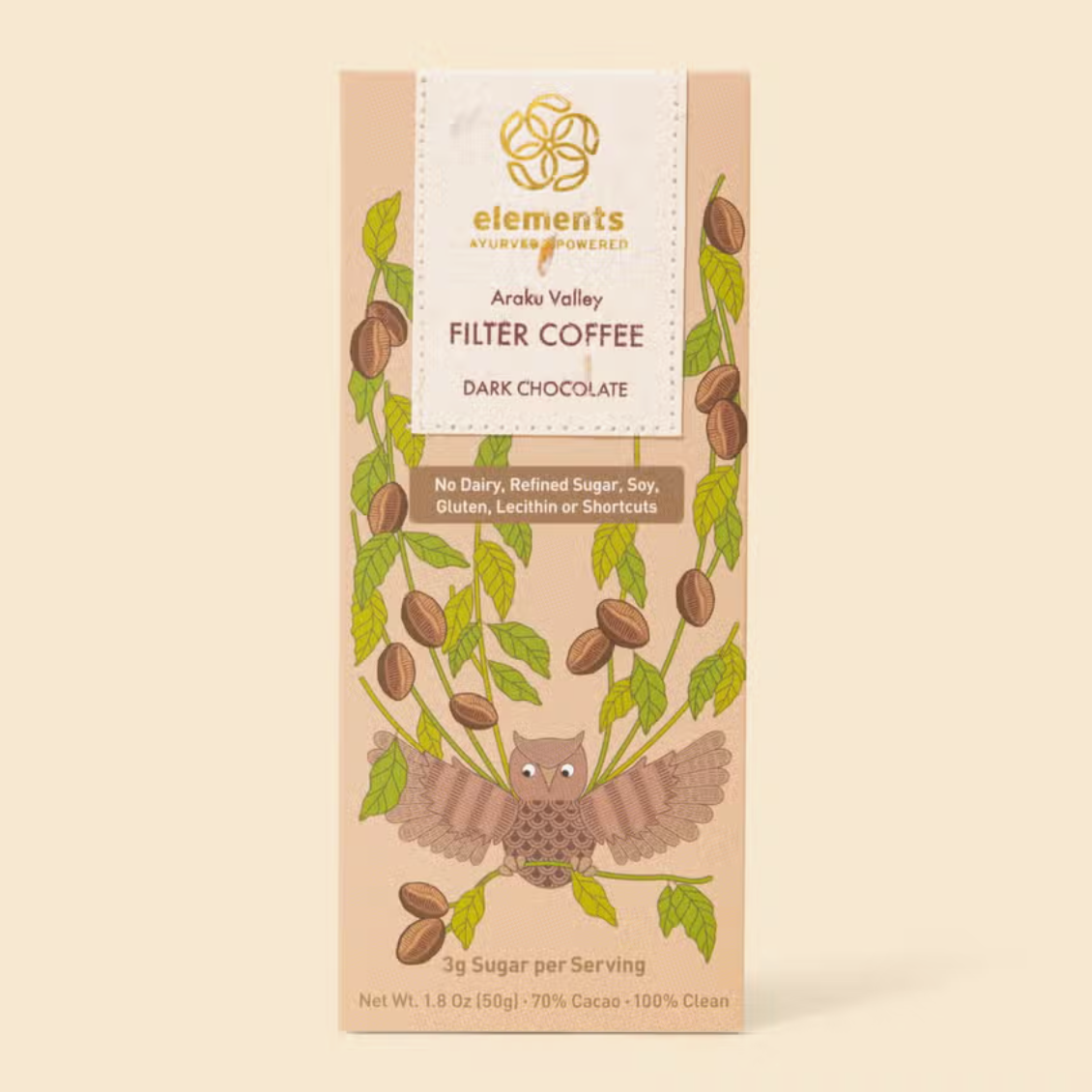 Coffee 70% Dark Chocolate Bar