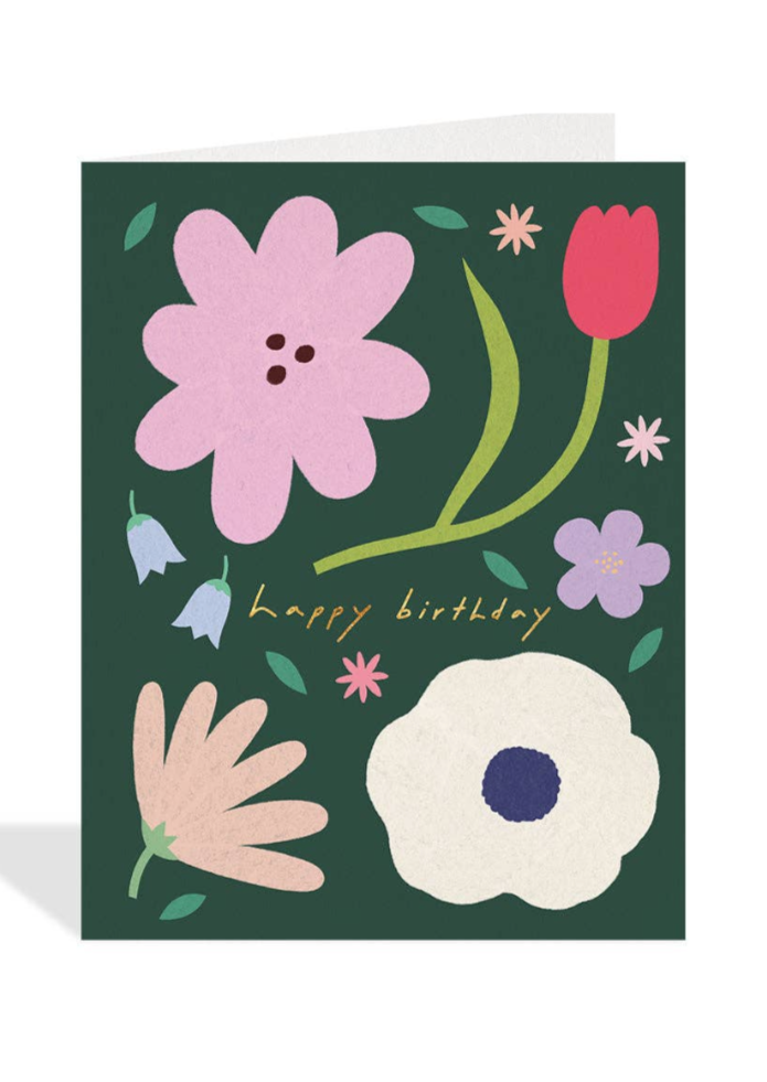 Birthday Flowers Card