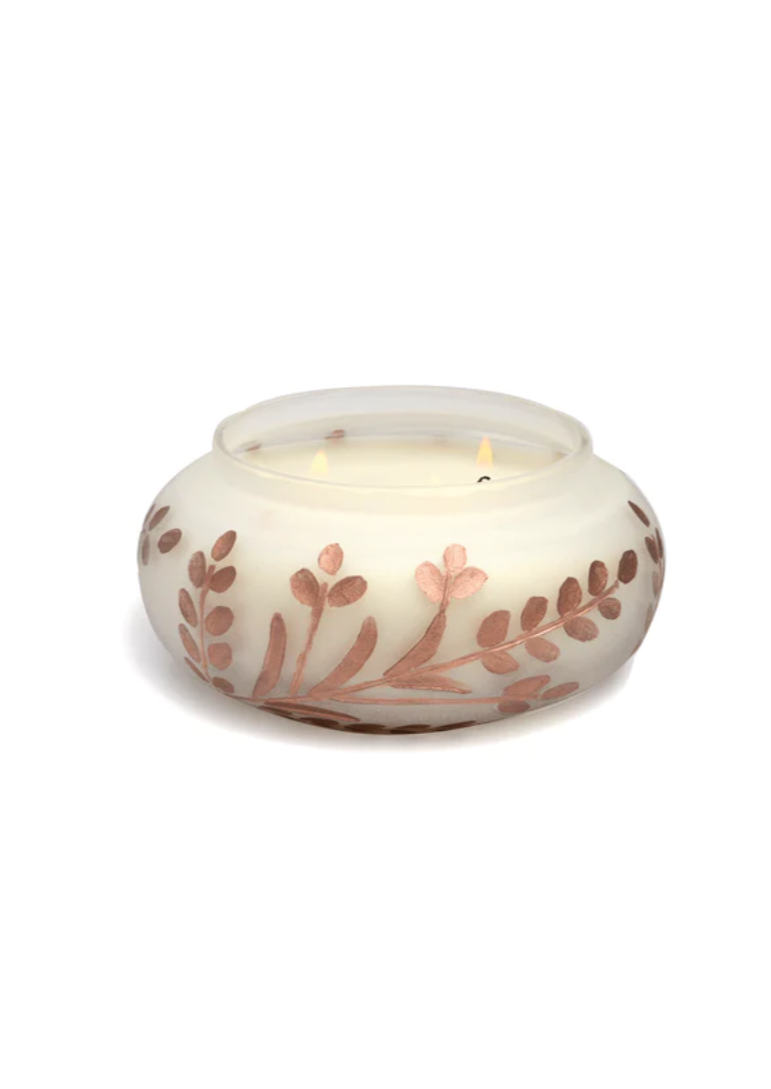 Cypress & Fir Frosted White Glass | 14oz