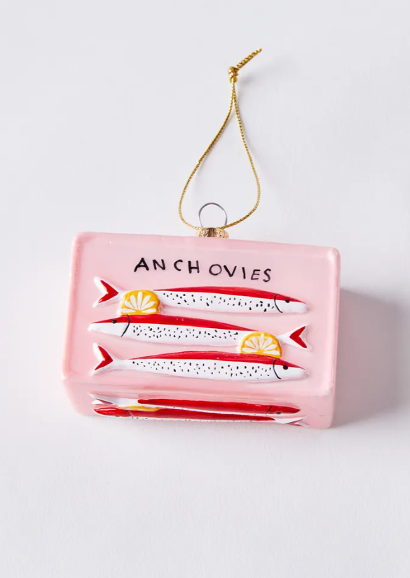 Anchovies Can Ornament