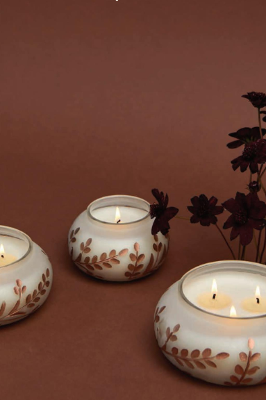 Cypress & Fir Frosted White Glass | 9oz