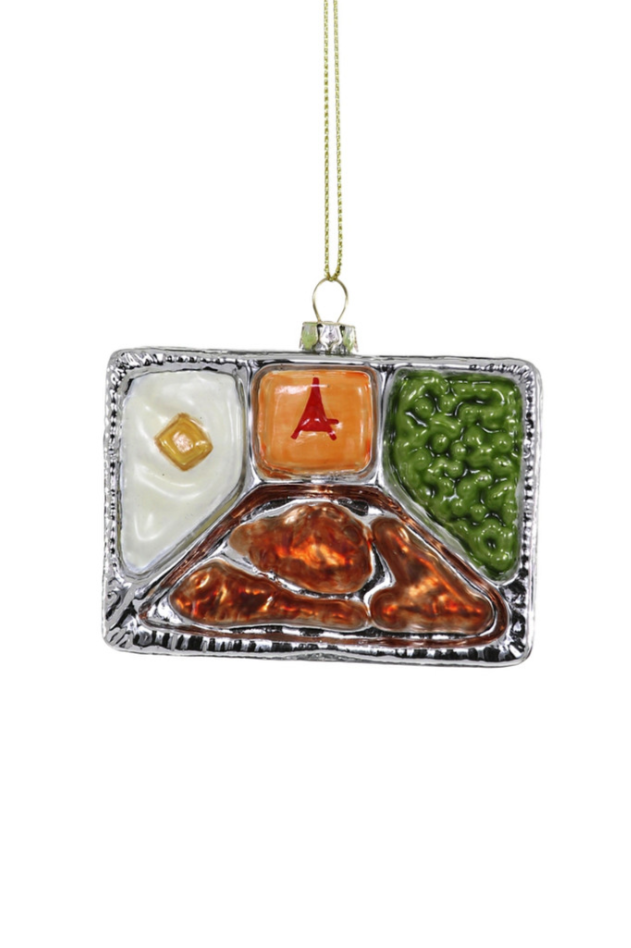 Fried Chicken TV Dinner Ornament