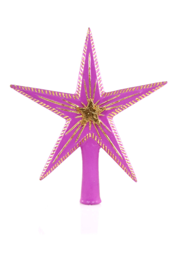 Double Star Tree Topper | Magenta